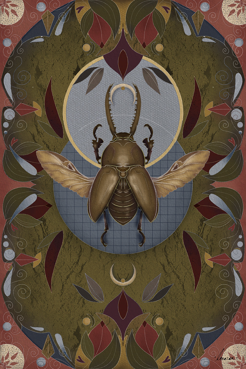 Beetle Nouveau - Digital Download